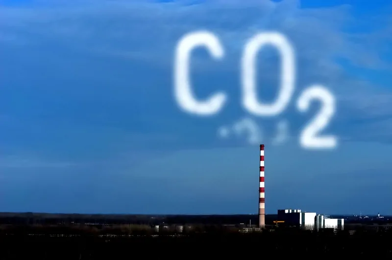 Фото: стратегия декарбонизации предполагает снижение выбросов углекислого газа CO2  в промышленном производстве, 