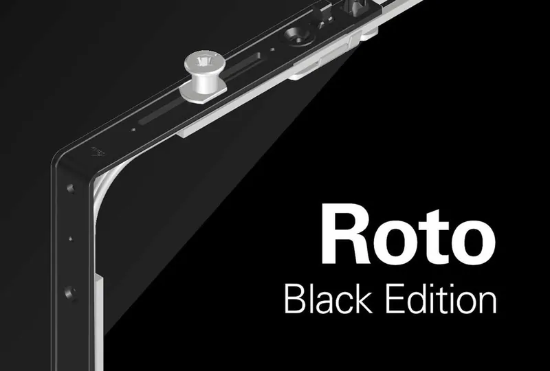 Фото: в комплекте с серым окрашенным в массе профилем Roto Black Edition выглядит очень стильно. © Roto 